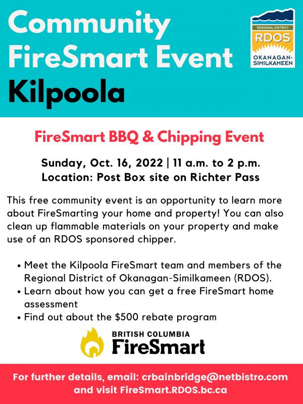 Kilpoola FireSmart poster 1